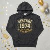Vintage 1974 50th Birthday Hoodie