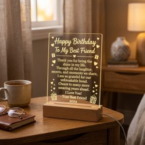 Best Friend Birthday Keepsake Plaque
