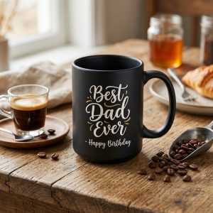 Best Dad Ever Birthday Ceramic Coffee Mug