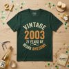 Vintage 2003 21st Birthday T Shirt