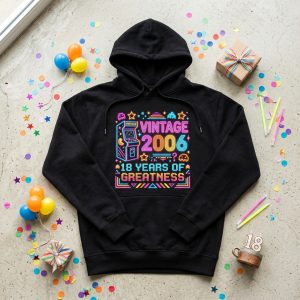 Vintage 2006 18th Birthday Retro Hoodie