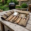 Pro Pitmaster Monogrammed Heavy-Gauge Stainless BBQ Grill Tool Set