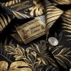 Golden Jubilee 50th Birthday Hawaiian Camp Collar Shirt Close-Up Detail