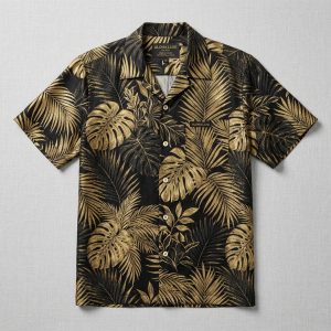 Golden Jubilee 50th Birthday Hawaiian Camp Collar Shirt