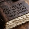 Personalized Leather Birthday Journal & Solid Brass Pen Gift Set Close-Up Detail