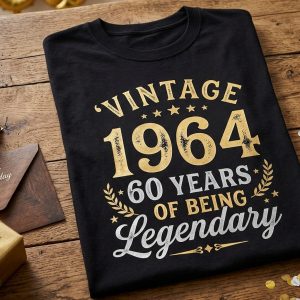 Vintage 1964 Aged to Perfection Graphic Unisex T-Shirt