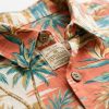 Vintage Aloha Milestone Birthday Silk Shirt Close-Up Detail