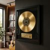 Golden Record Milestone Soundwave Birthday Acrylic Plaque